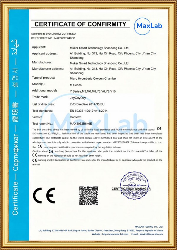 FDA Certificate